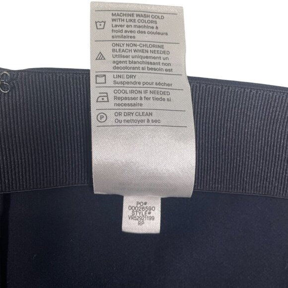 Vince Navy Pants L – High Rise, Straight Leg, Elevated Basic, EUC - Picture 6 of 6